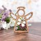 3.5" (H) Cabbage Butterfly with Clover Flower Ornament - Handcrafted in Texas - Mother's Angels® Christmas Angel Wings Figurine